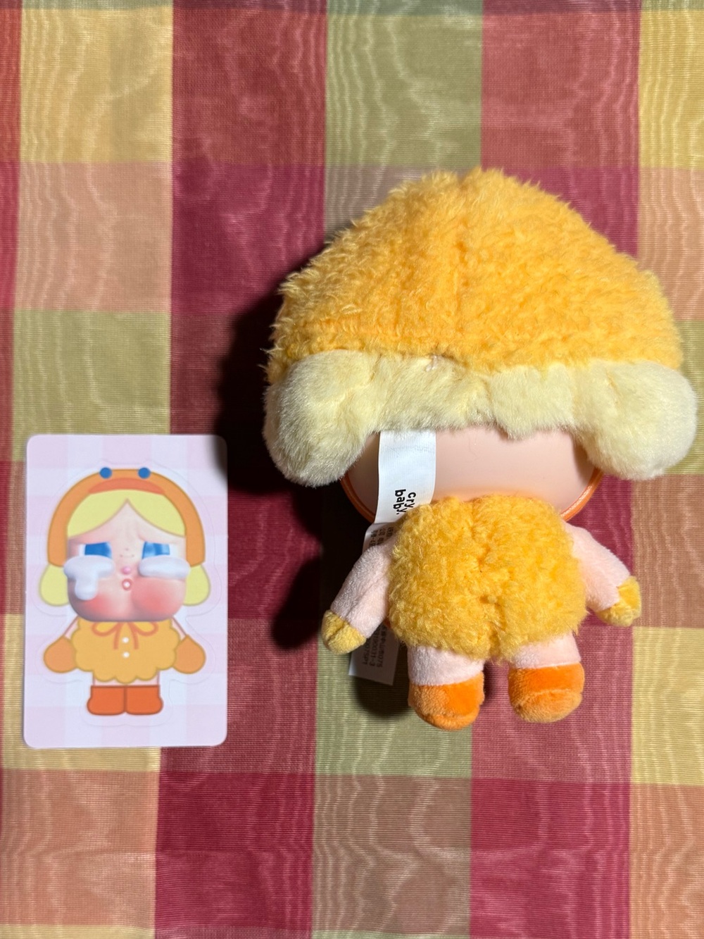 Cry Baby Crying Again Plush Keychain Confirmed Duck (No box) - Picture 2 of 5